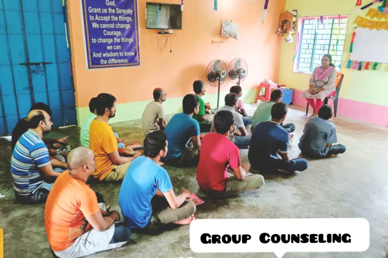 Aarambho De-addiction & Rehabilitation Center group counseling