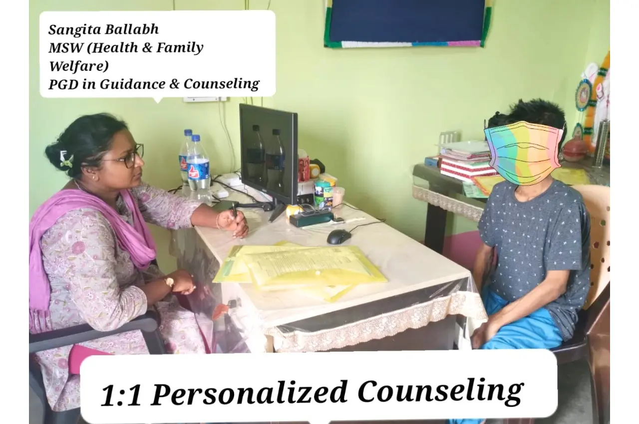 Aarambho De-addiction & Rehabilitation Center personalized counseling by sangita ballabh